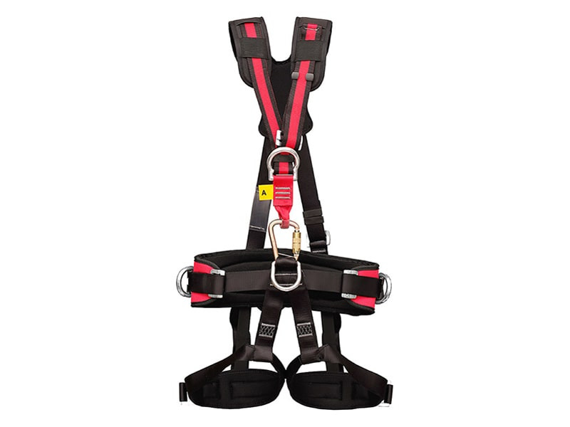 complete-professional-harness-for-fall-protection-systems,-positioning,-rope-access-work